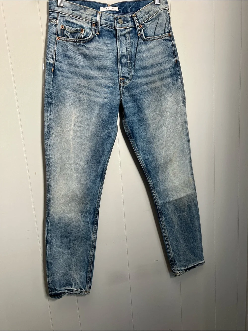GRLFRND
The Karolina High-Rise Straight Leg Womens Jeans - Light Blue - Picture 4 of 7